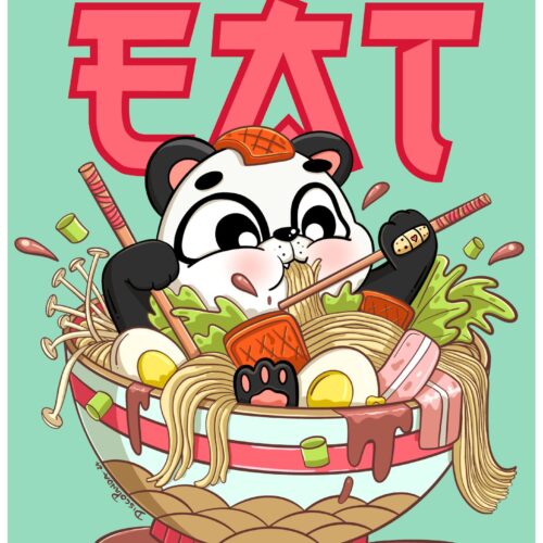 Disco Panda Art